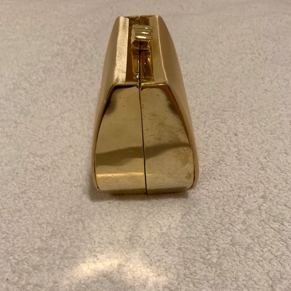 Gold Satin Clutch - Picture 12 of 16